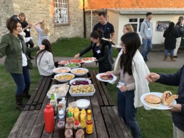 team lunch outdoor