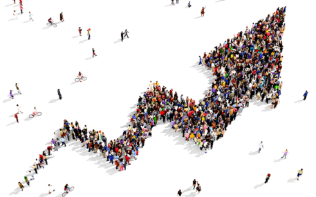 arrow of people